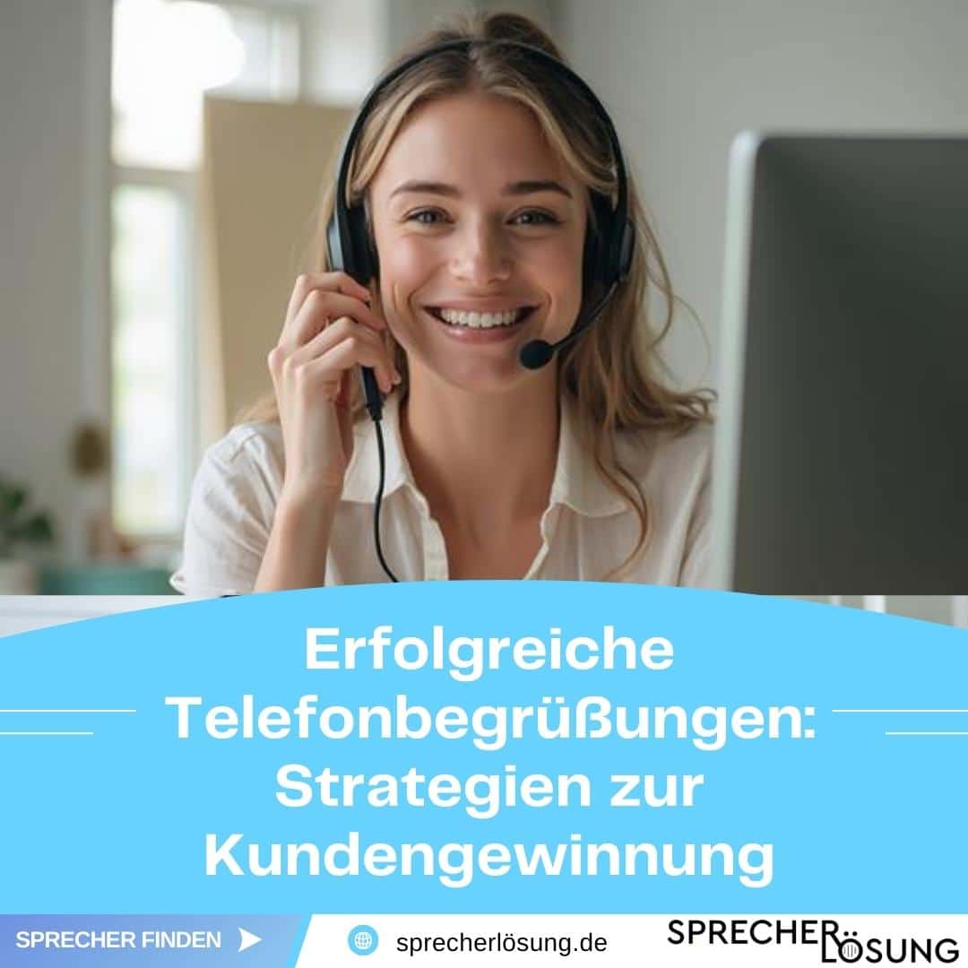 Frau telefoniert und lächelt, repräsentiert erfolgreiche Telefonbegrüßungsstrategien zur Kundengewinnung